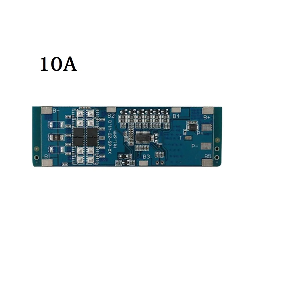 Smart 6S 24V Battery Protection Board with Multiple Charging Currents for Lithium Battery Power Bank and Ebike