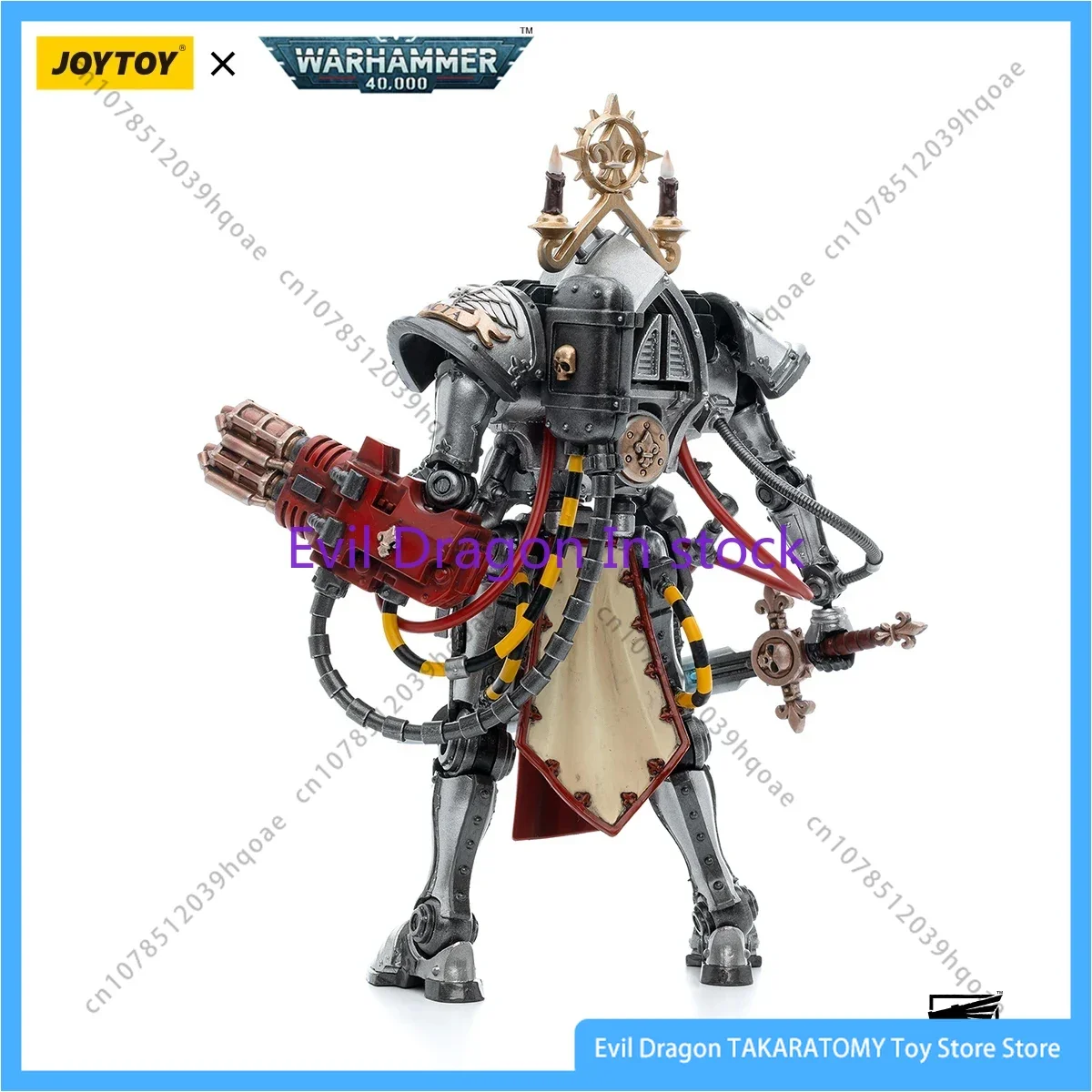 JOYTOY Warhammer 40k 1/18 Anime Action Figures 20.5cm Argent Shroud Paragon Warsuit Sister Collaen Collection Model Toys