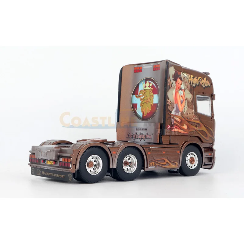 Tekno 1:50 Scale Diecast Alloy Cania Tractor Truck Toy Car Model Classic Nostalgia Adult Collection Souvenir Gift Static Display