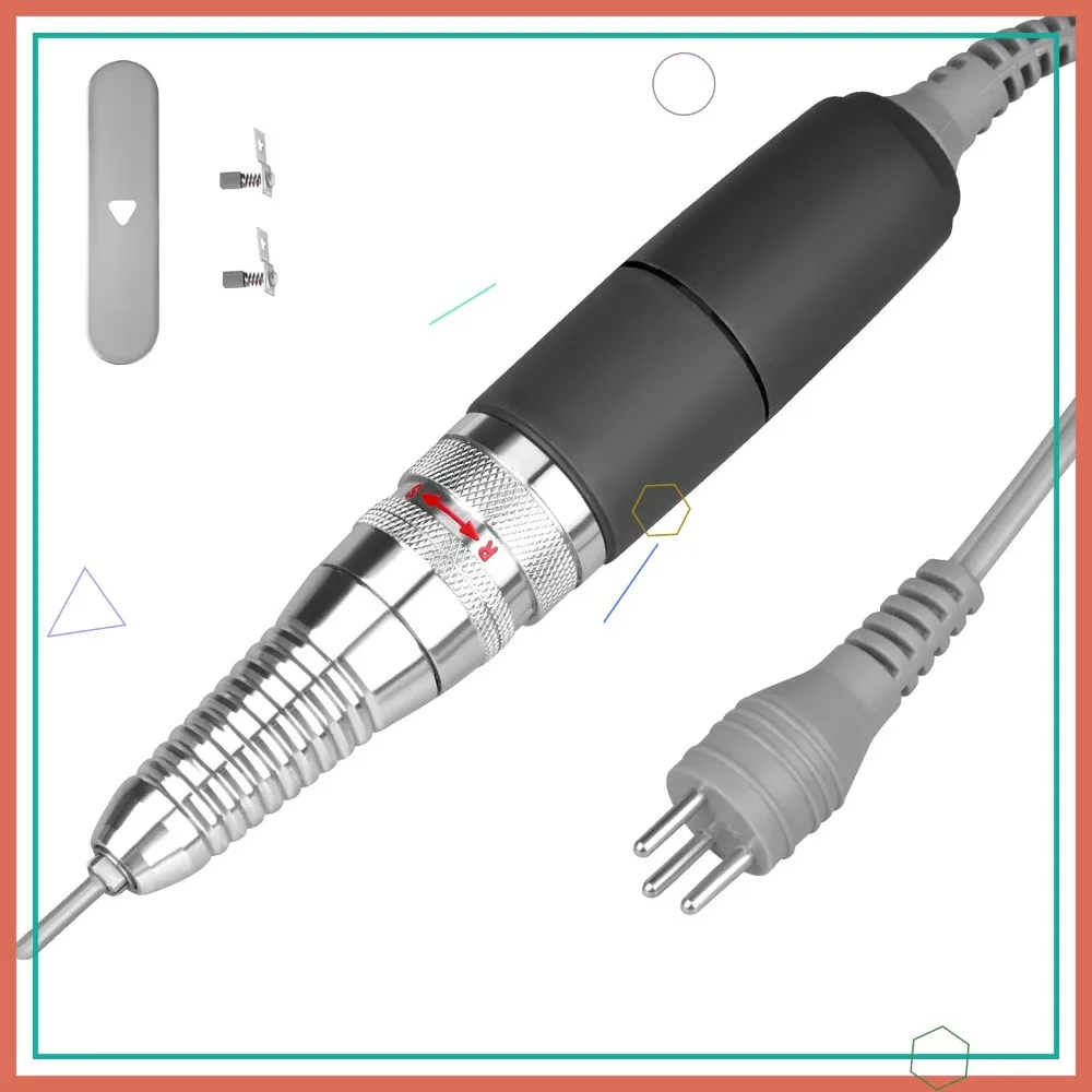 

Профессиональная сменная ручка для электрической пилки для ногтей, 3-контактная, с низким уровнем шума, для UP200 и совместимых аппаратов, удобная рукоятка