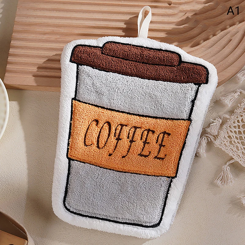 Serviette à main absorbante pour cuisine, essuie-mains pour gril à main, essuie-mains de dessin anim