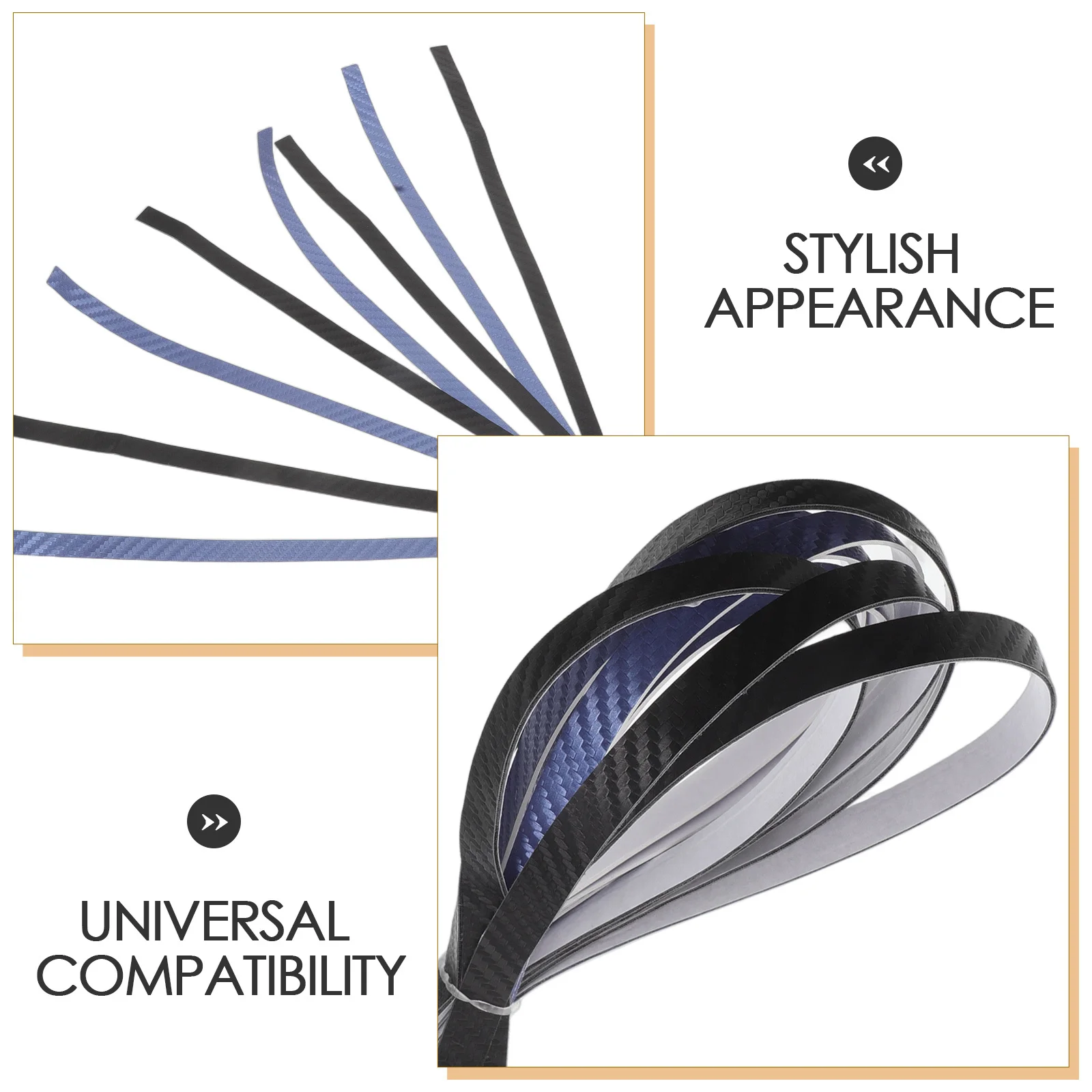 10Pcs Table Tennis Side Tape Adhesive Edge Banding for Racket Frame Protection Bump Resistant Snug Fit Design Racket Tape