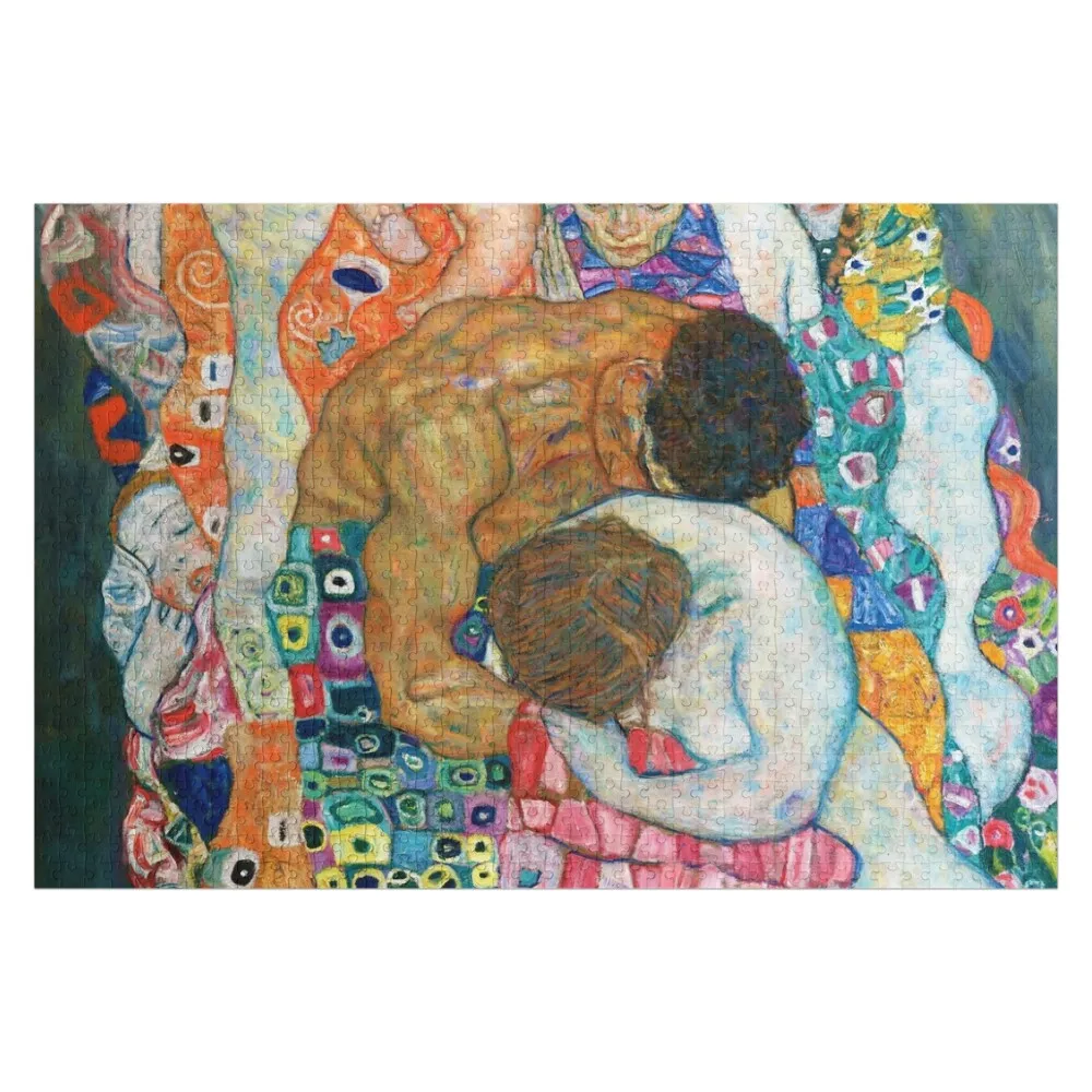 

Gustav Klimt Death and Life (detail) Jigsaw Puzzle Personalized Wooden Name Personalized Kids Gifts Puzzle