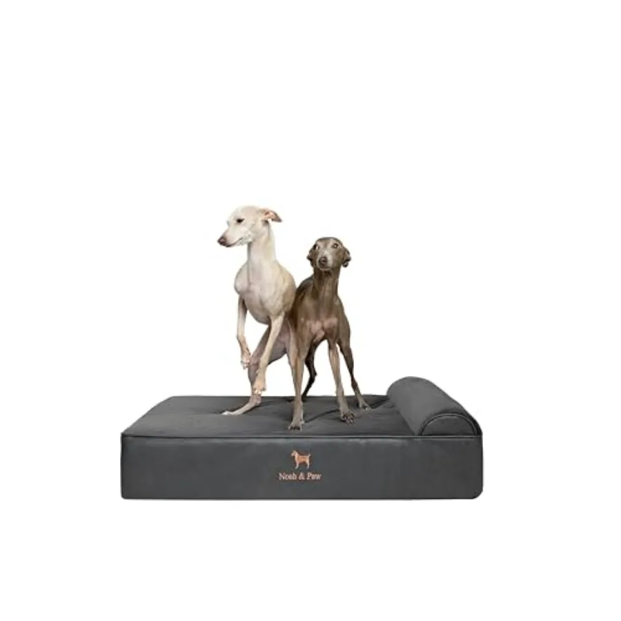 

Dog Bed 35x25x8.7 Inch Orthopedic Dog Beds Eggshell Memory Foam Infused with Cooling Gel Waterproof Machine Washable Includes I