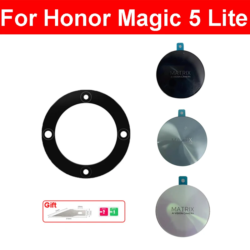 

Rear Camera Lens Glass with Adhesive Sticker For Honor Magic5 Lite Magic 5 Lite Back Camera Glass innner Lens Replacement Parts