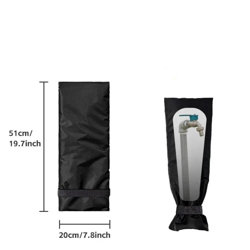 

Waterproof Faucet Cover Oxford Cloth Reusable Faucet Tap Protector Frost-proof Freeze Protection Faucet Anti-Freeze Cover Winter