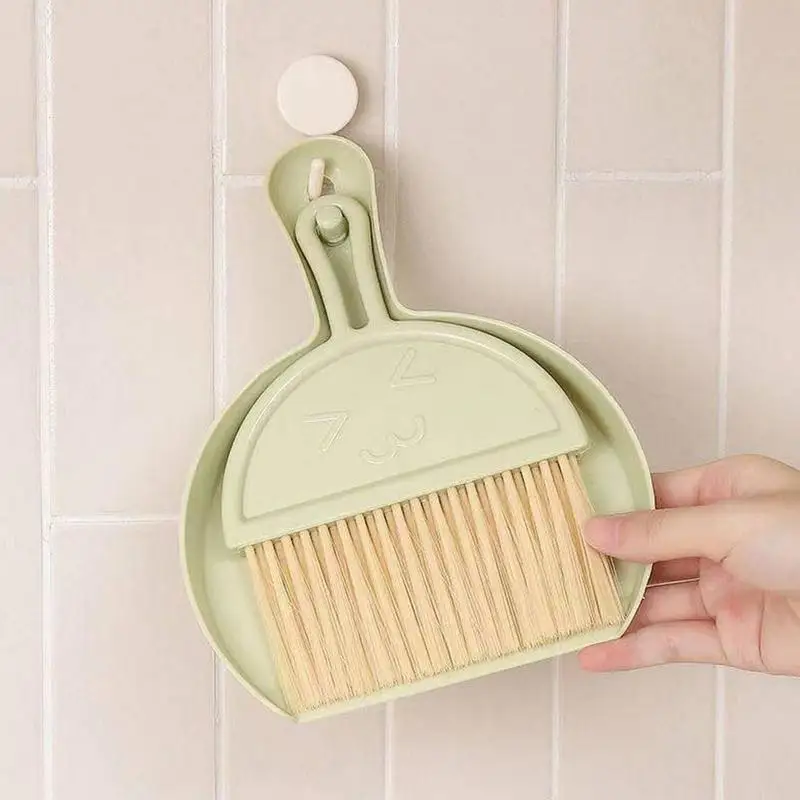 Mini Broom And Dustpan Set Household Dust Pan And Brush Cleaning Tool Desktop Keyboard Cleaning Brush Household Cleaning Tools