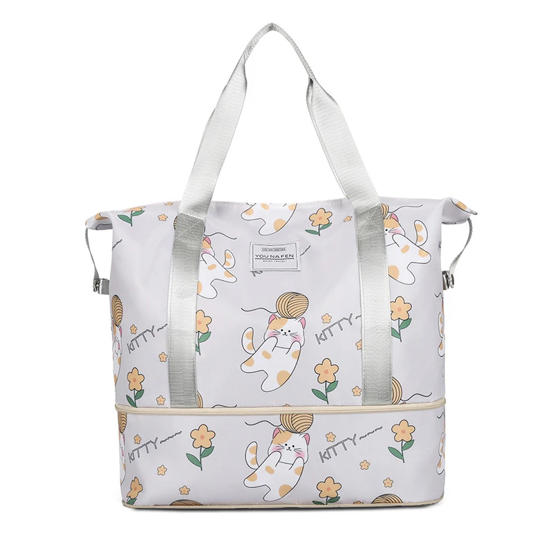 Large Capacity Travel Storage Bag Clothing Storage Short Distance Luggage Clothing Sorting Bag Dry And Wet Separation Travel Bag