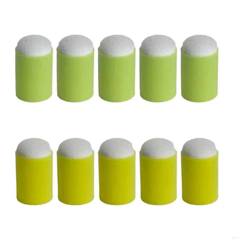 W89C 10pcs Рисование губки даубер для рисования художественных чернил карты, изготовление рубцов с губками пальцев