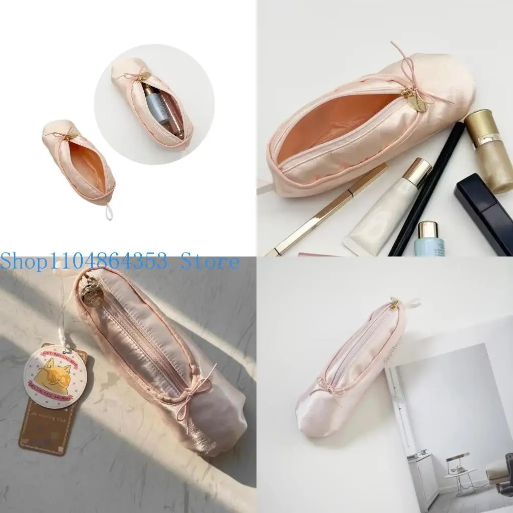 

652F Cosmetic Bag Storage Case Perfect for Ballet Enthusiasts Stationery Collectors