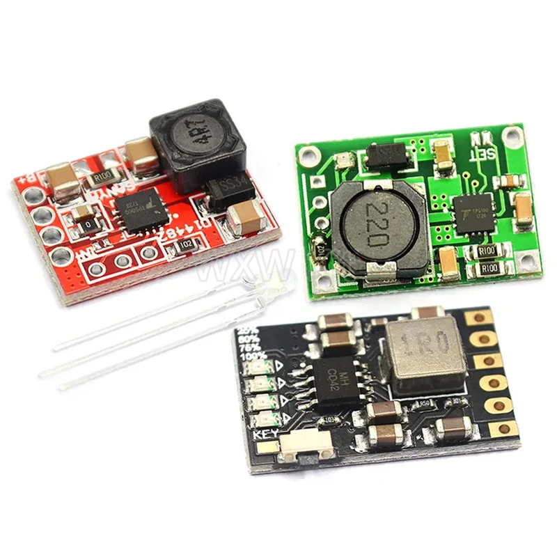 TP5100 Charging Management Power Supply Module Board TP5000 1A 2A Compatible with 4.2V 8.4V Single and Double Lithium Batteries