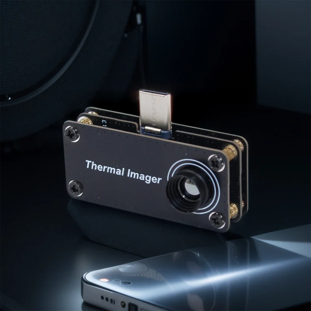 Type-C Thermal Imaging Camera -20~1000°C 32*32 Pixels Infrared Thermal Imager APP Control Thermal Camera for Android Phone