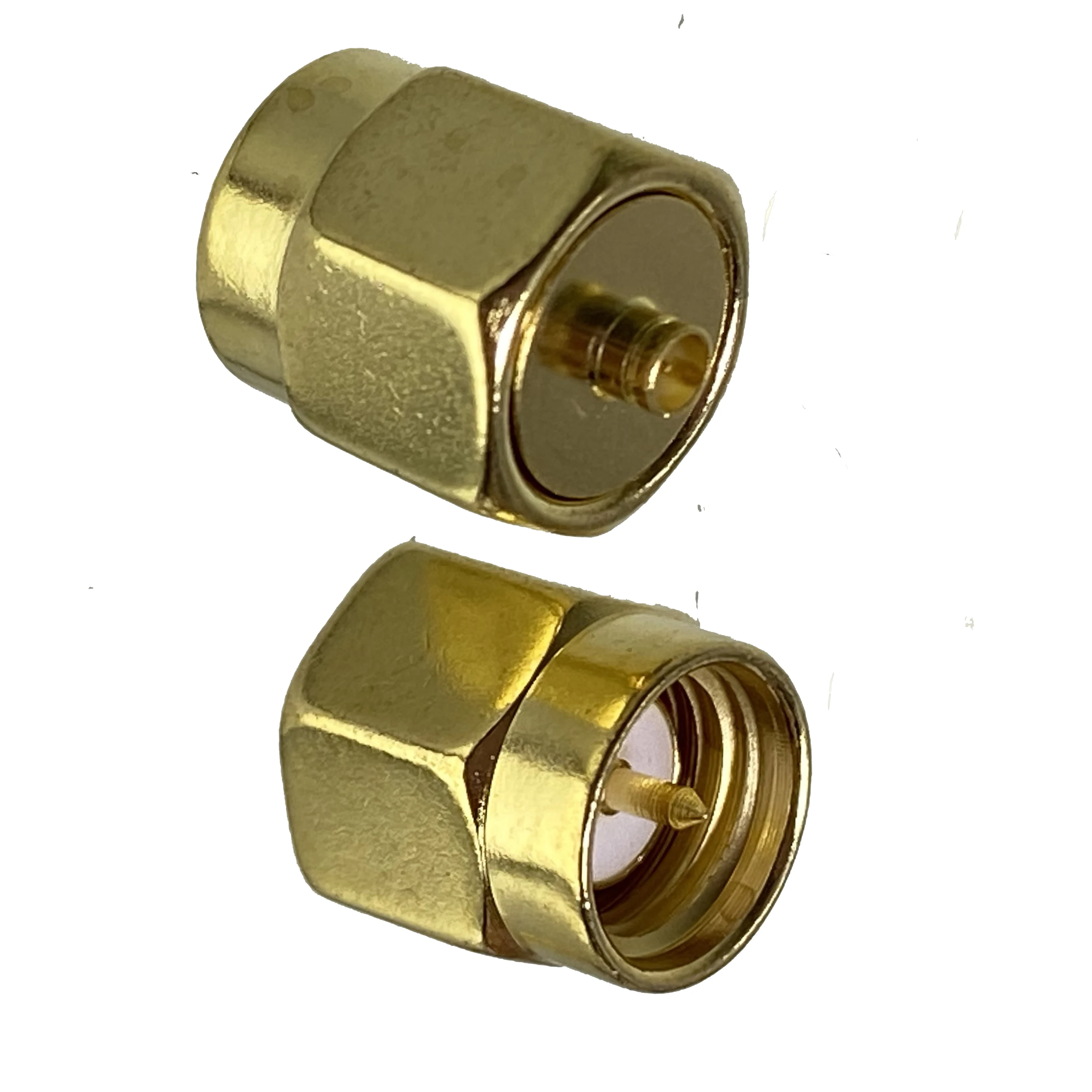 

1pcs Connector Adapter SMA Male Plug to IPX U.fl Male Plug RF Coaxial Converter Straight New Brass Wire Terminals