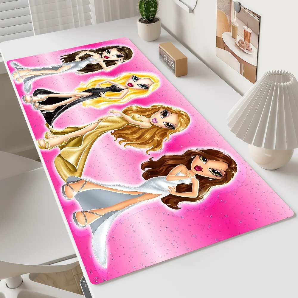 Mouse Pad MousePad Non-slip Lockedge Office Student Gaming B-Bratz Doll Thickened Large Fashion Writing Pad Cushion
