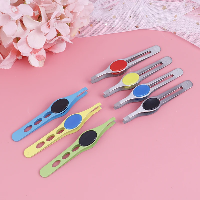 Estrattore per capelli con clip per sopracciglia, tagliacapelli in acciaio inossidabile, depilazione del viso