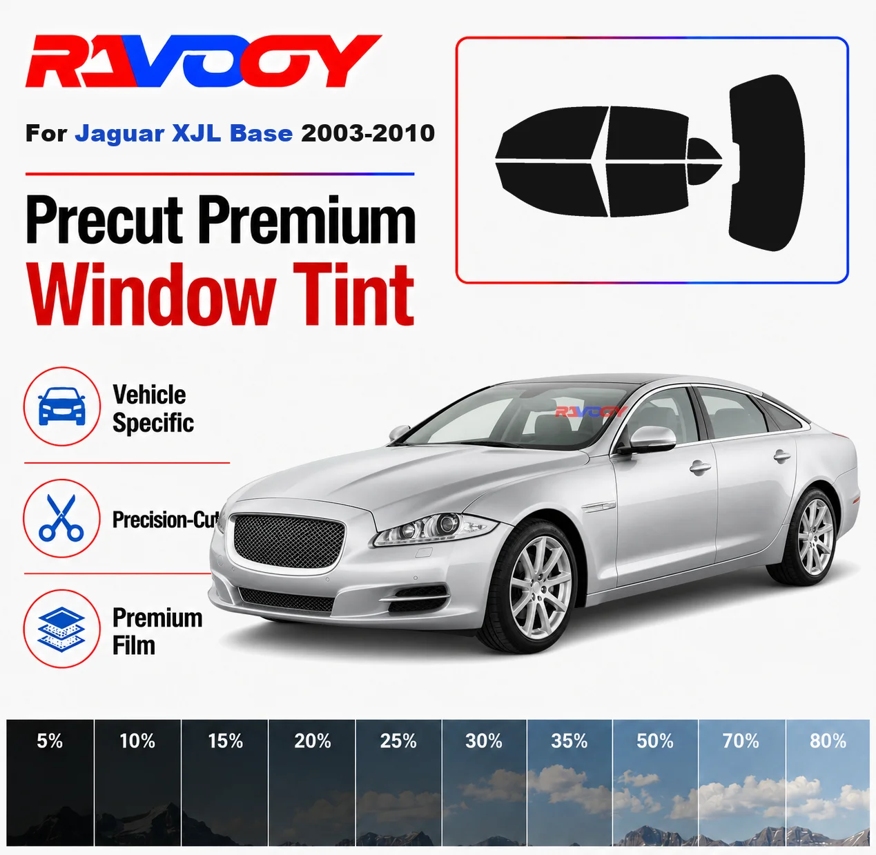 premium-precut-window-tint-kit-front-rear-windows-rear-windshield-for-jaguar-xjl-base-2003-2010-complete-set-nano-ceramic-film