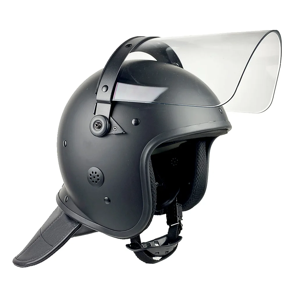 

Riot Helmet Face Mirror Dumb Black Belt Regular Cape Safety Protection Head Fight