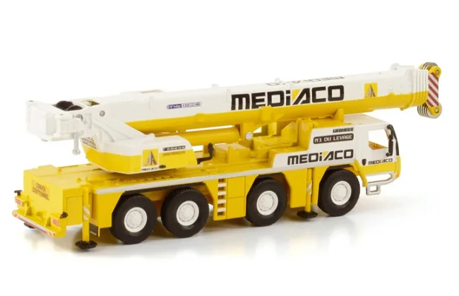 Diecast Toy Model WSI 1:50 Scale Lie-Bherr LTM 1120-4.1 Wheeled Crane Engineering Machinery Alloy Model Gift 71-2038