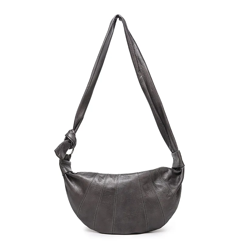 Sac à bandoulière en cuir de vachette pour femme, sac à main polyvalent, style décontracté, haute capacité, haute qualité, luxe Messenger, initié, nouveau