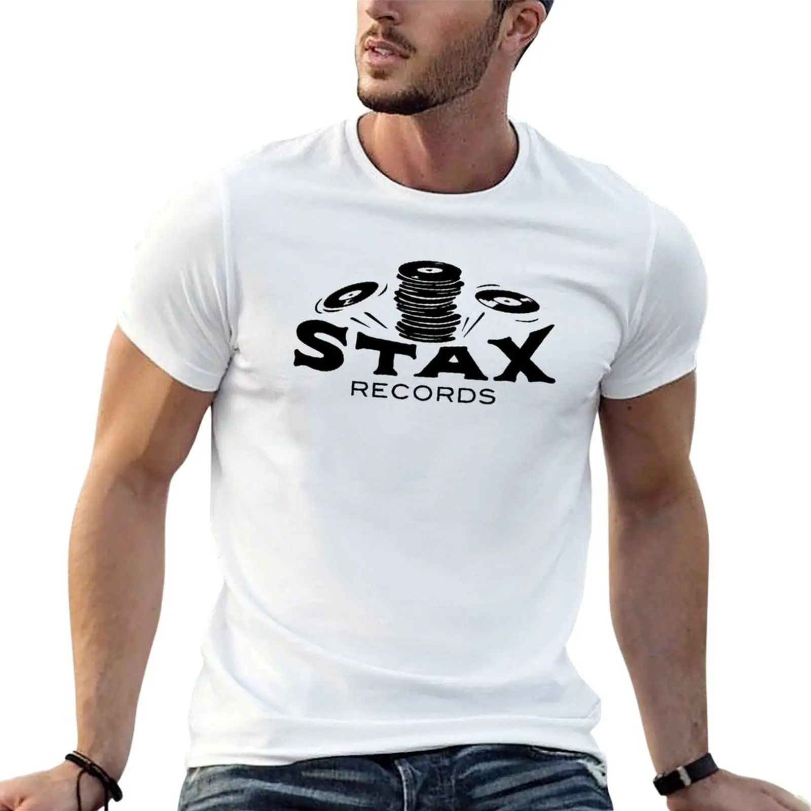 

Stax Records Vintage Logo T-Shirt t shirts for man slim fit anime t shirts for man funny t shirts dark humor T-shirt