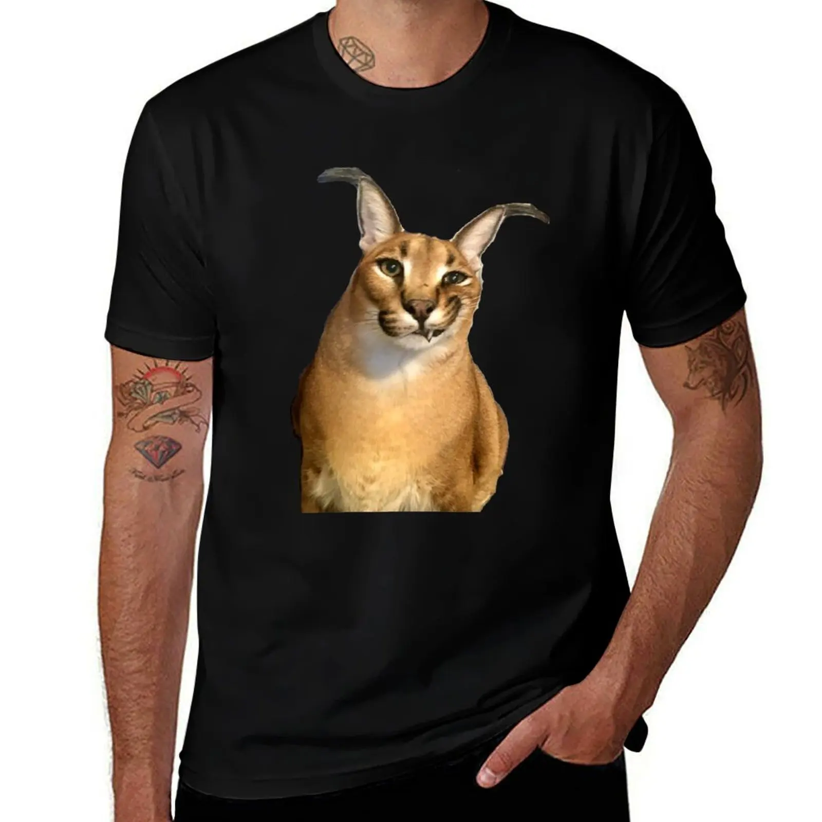 Big Floppa T-Shirt man t shirts for men casual T-Shirt