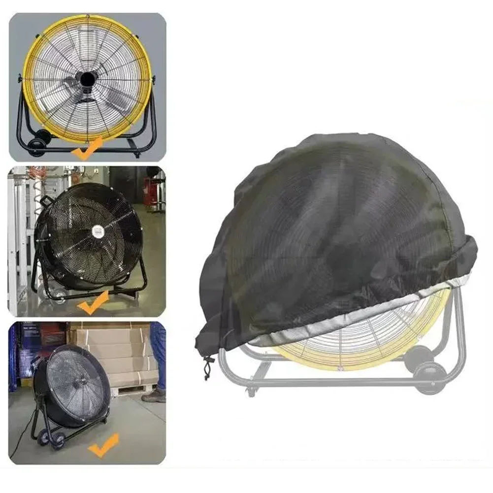 Waterproof Oxford Cloth Fan Cover Dustproof Blower Protector With Drawstring Protection Dust Cover Outdoor Fan Cover