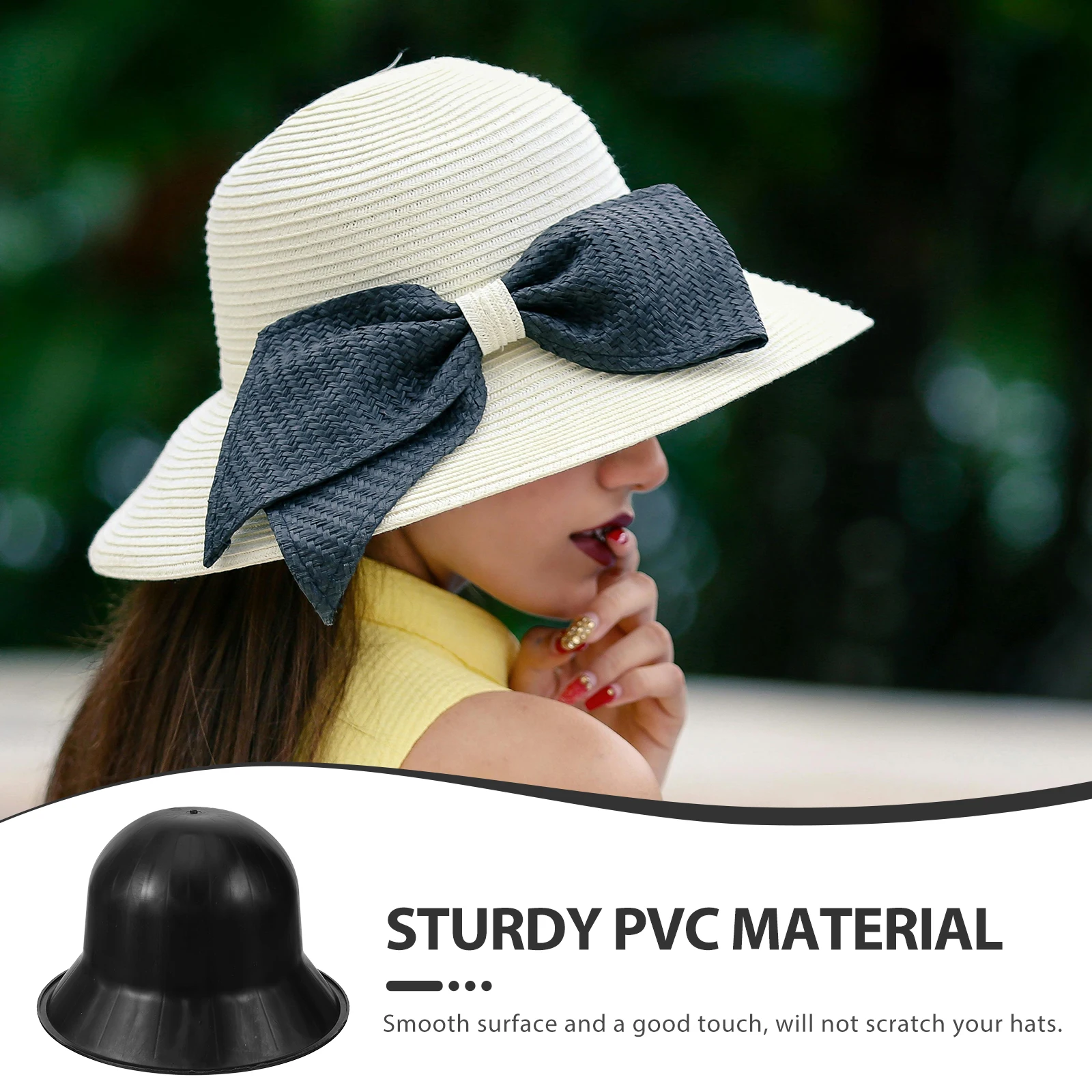 

8 Pcs Hat Support Shaper High Temp Plastic Rack Stands Display Bucket Cap Holder Accessories Hat Rack Protective Gear