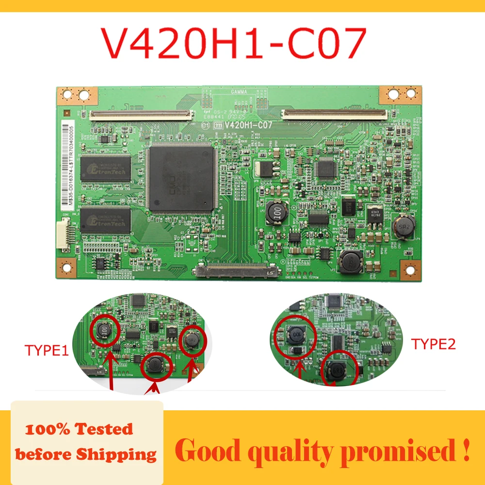 

V420H1-C07 Logic Board ORIGINAL CMO T-CON Board V420H1C 07 V420H1C07 Professional Test Board Tcon Card for TV