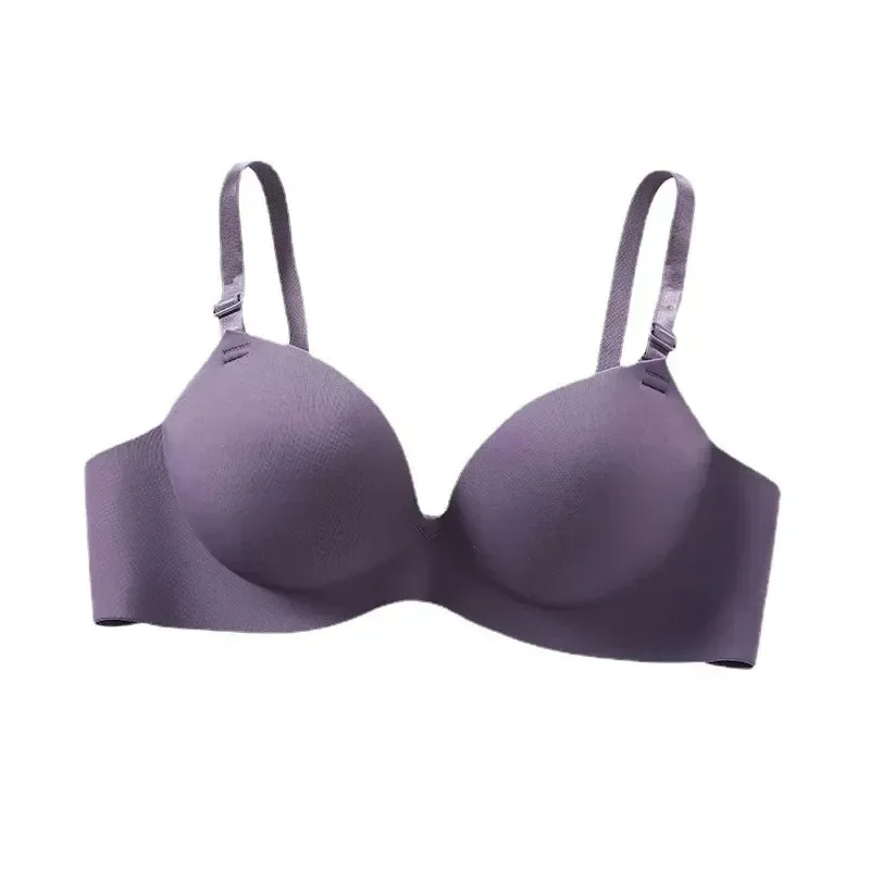 Dámská bezešvá podprsenka Sexy Push Up Bralette Bez kostic Dívky Studentky Prodyšné spodní prádlo Módní 3/4 Cup Bez kostic Dámské spodní prádlo - náhled 5