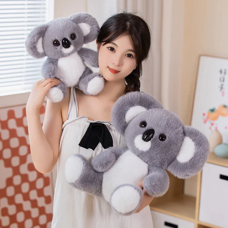 

Adorable Australia Koala Plush Toy Stuffed Lifelike Animal Koala Doll Baby Kids Room Decor Pillow Christmas Birthday Gift