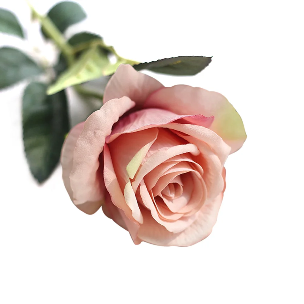 

Artificial Rose Flower Vivid Imitation Comfortable Touch Reusable Wedding Valentine's Day Home Party Decor