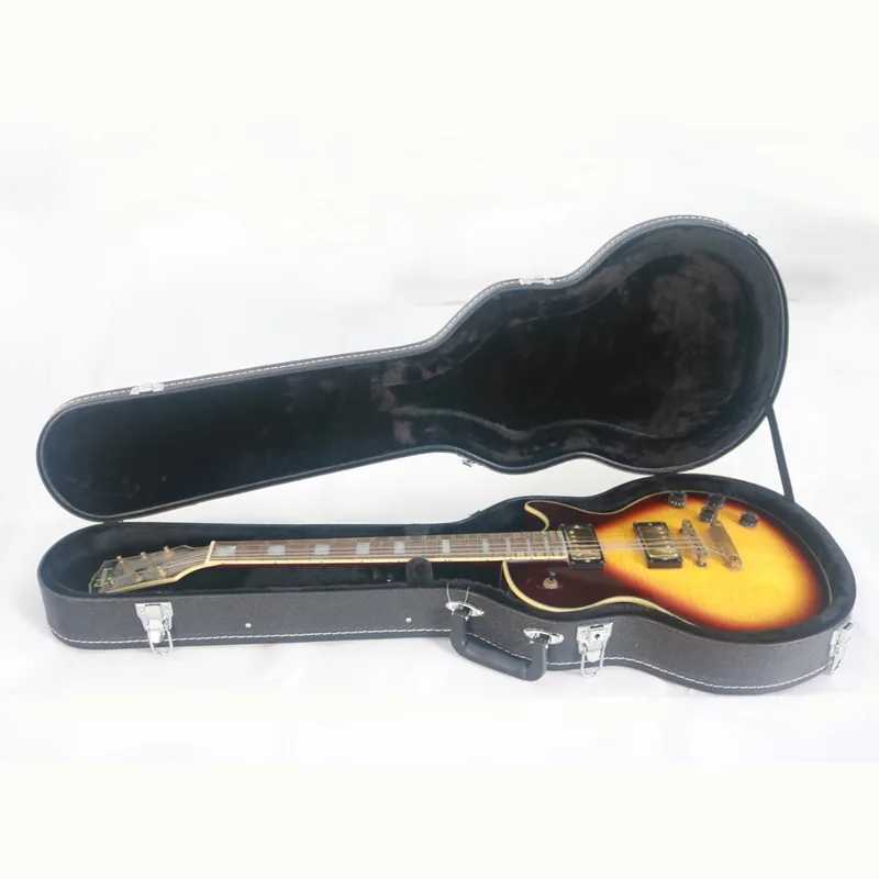 Electric Guitar Case Waterproof Hard Shell Case Portable Protective Carrying Box Comfortable Storage Guitar Accessories for LP