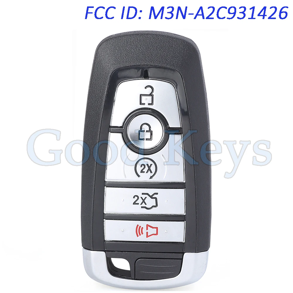 

M3N-A2C931426 Remote Key Fob for Ford Edge Expedition Explorer Fusion Mustang 2017 2018 2019 2020 2021 2022 2023 2024 315/902MHz