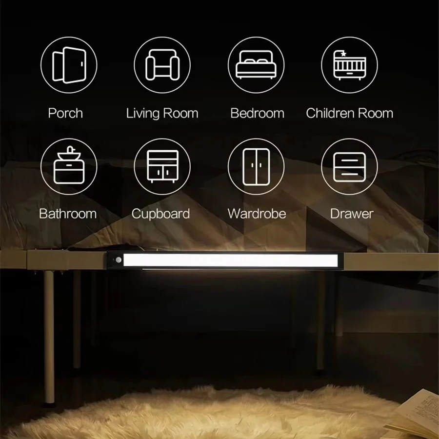 ( Global Version ) YEELIGHT Induction Night Light LED Smart Human Motion Sensor Light Bar Wardrobe Cabinet Corridor Wall Lamps