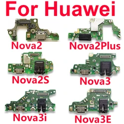 USB Charger Board For Huawei Nova 2 Plus 2I 2S 3 3i 3e USB Charging Port Board USB Board Connector Dock Replacement