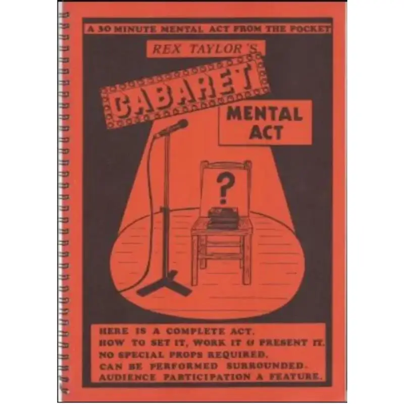Act Mental de Cabaret de Rex Taylor-trucos de magia (descarga instantánea)