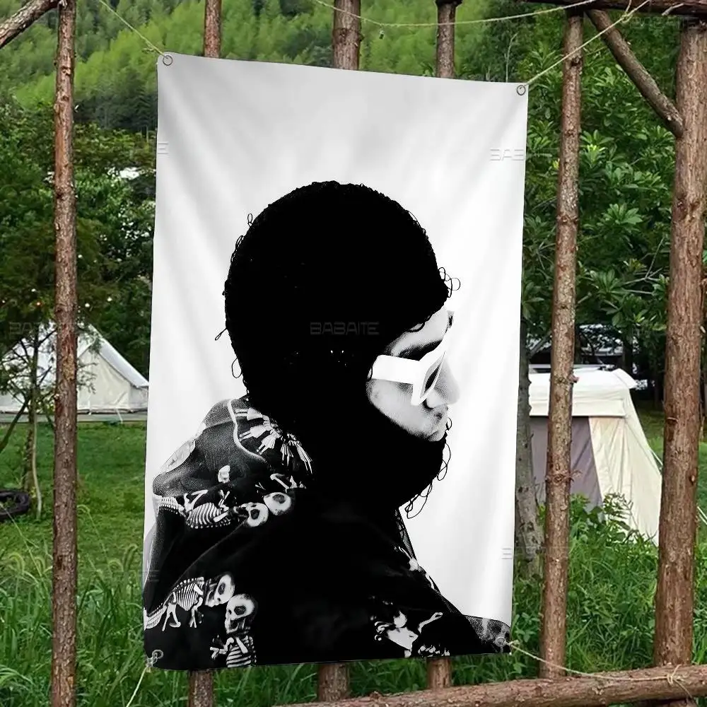 مغني الراب Y-Yeat متجر كبير الحجم تعزيز الفن كشك الإعلان العلم لافتات معلقة