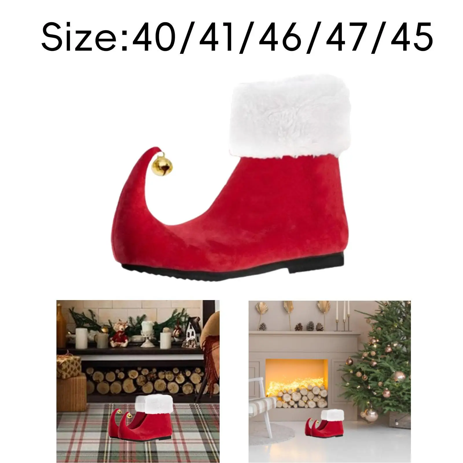 

1 пара обуви эльфа для взрослых, женщин и мужчин для праздничного наряда