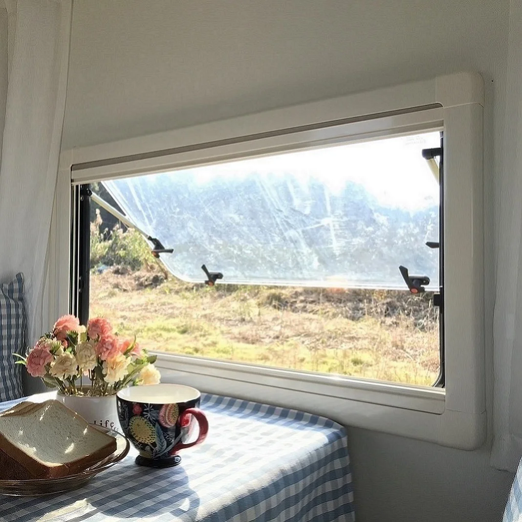 ملحقات المنزل المتنقل للمركبات الترفيهية STLF ستارة كهربائية بطبقات مزدوجة