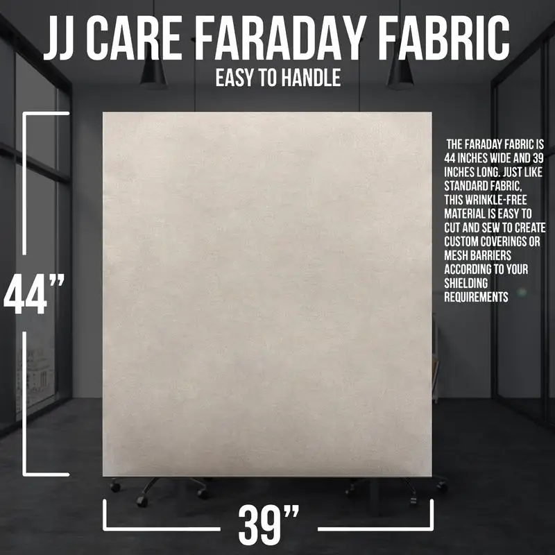 Faraday Fabric EMF Protection Clothing Faraday Bags EMP Shielding Anti Radiation Isolation WiFi And Cell Signal Blocking Cloth