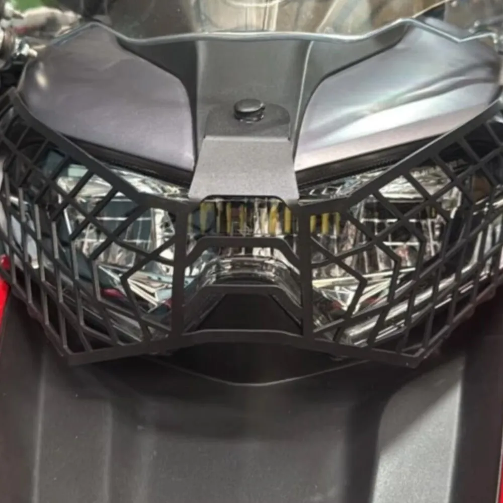 

For QJMOTO SRT 900 SX SRT900SX SRT 600 750 800 SRT600 SRT750 Motorcycle Accessories Headlight Grille Guard Headlamp Grille Cover