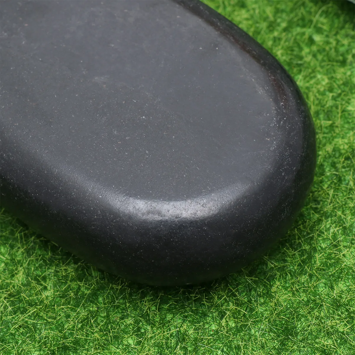 

2 шт. камней для спа-массажа, вулканические энергетические камни, поглощающие масло, для расслабления, исцеления и снятия боли, 4 массажных камня с плоскими сторонами