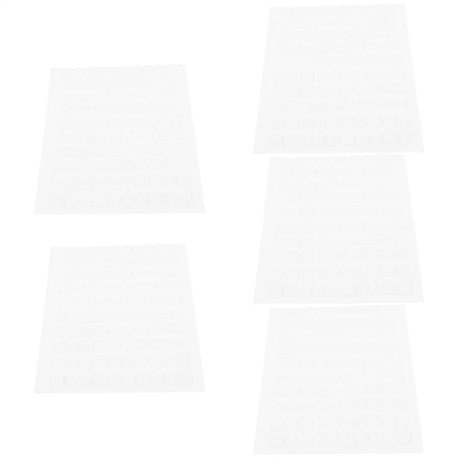 

500 шт. прозрачная клейкая лента в горошек, прозрачная съемная двусторонняя настенная лента для аксессуаров для ванной комнаты, висит без повреждений