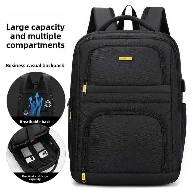 

Large Capacity Business Backpack For Men Multifunctional Travel Working Men's Computer Bag Waterproof College Student Bagpack