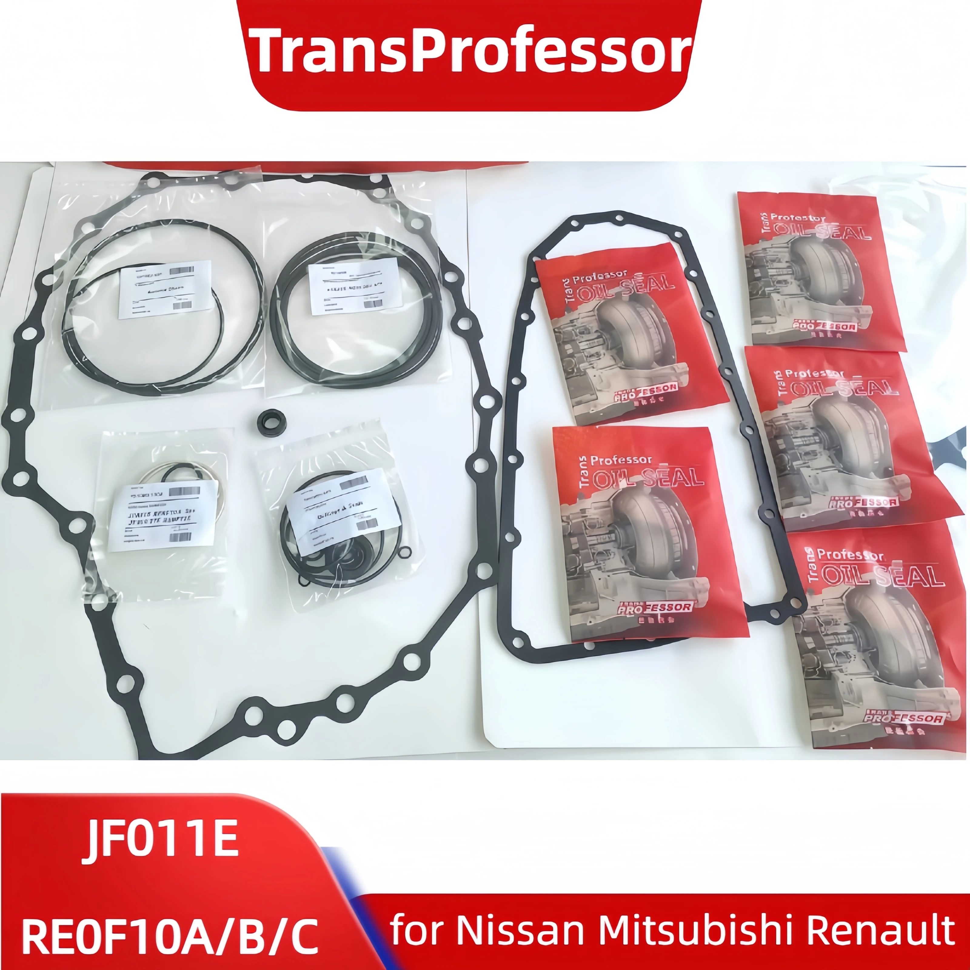 JF011E RE0F10A CVT Transmission Repair Rebuild Overhaul Kit for Nissan Mitsubishi Renault,TransProfessor OHK Seals Gaskets