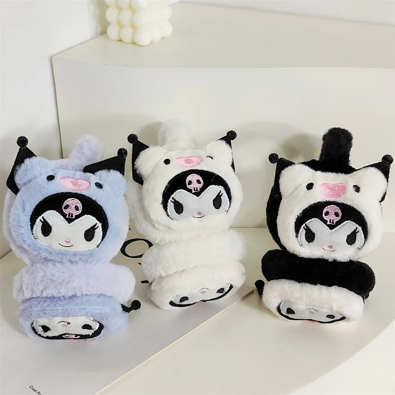 Sanrio Hello Kitty kids Earmuffs Girls Baby Cute Cartoon Ear Warmth Autumn And Winter Warm Windproof Plush Ear Protection Bag