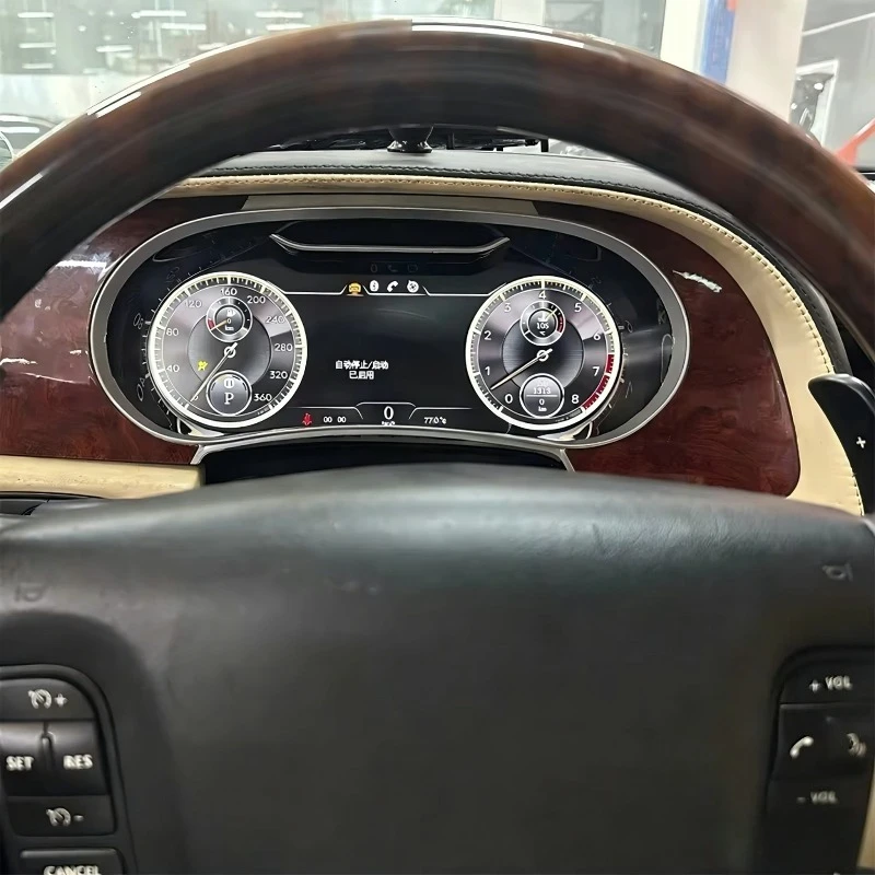 For Bently 2005-2019 LCD Digital Dashboard with Auto-Brightness Adjustment