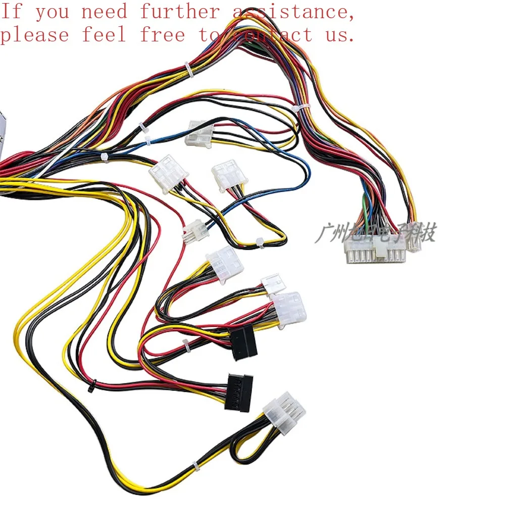 For Advantech 1U industrial computer 300W with -5V power supply P1G-6300P P1U-6250P P1U-6150P