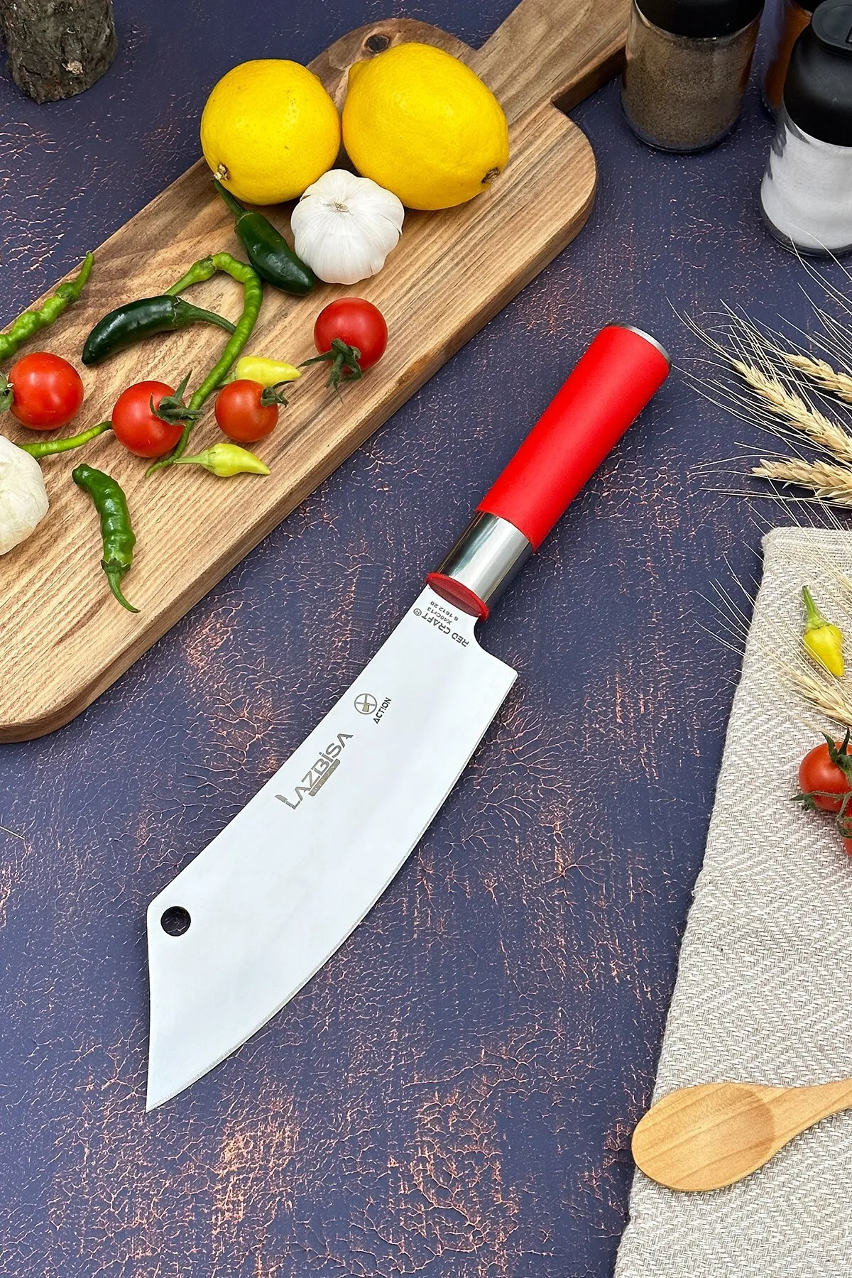 Kitchen Knife Set Chef   Meat Vegetable Bread Fruit Chef  Action Craft Series