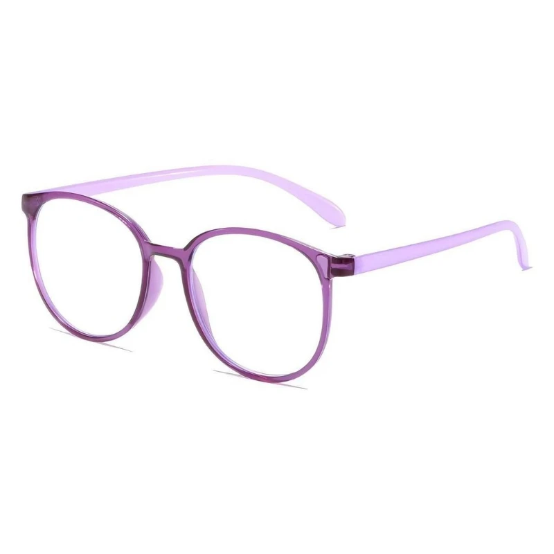 8 Stück Unisex Ultraleichte Runde Brillen Anti-Blaulicht Computer-Lesebrille Modischer Optischer Rahmen – Detail 5